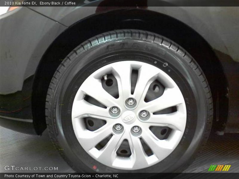Ebony Black / Coffee 2010 Kia Forte EX