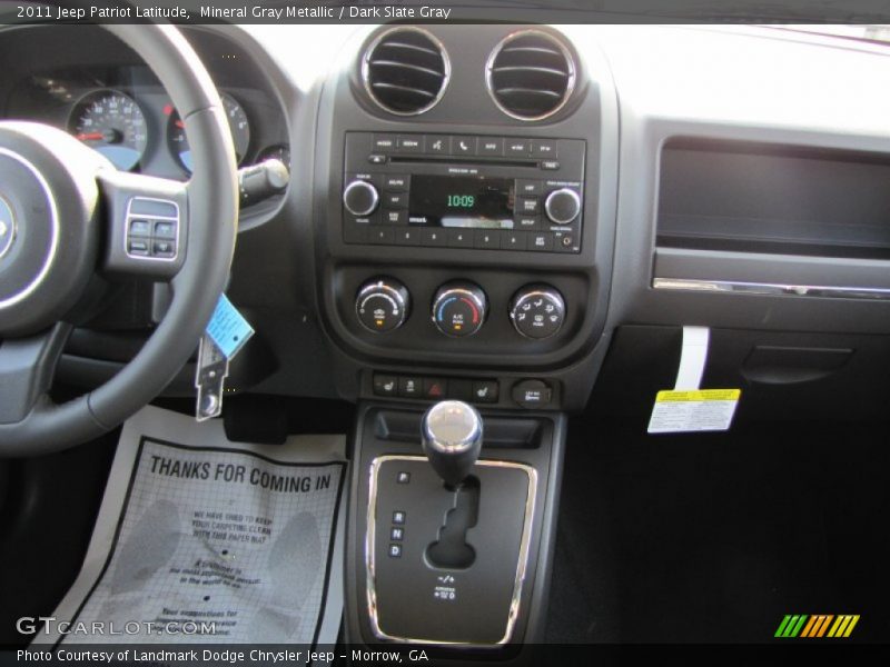 Mineral Gray Metallic / Dark Slate Gray 2011 Jeep Patriot Latitude