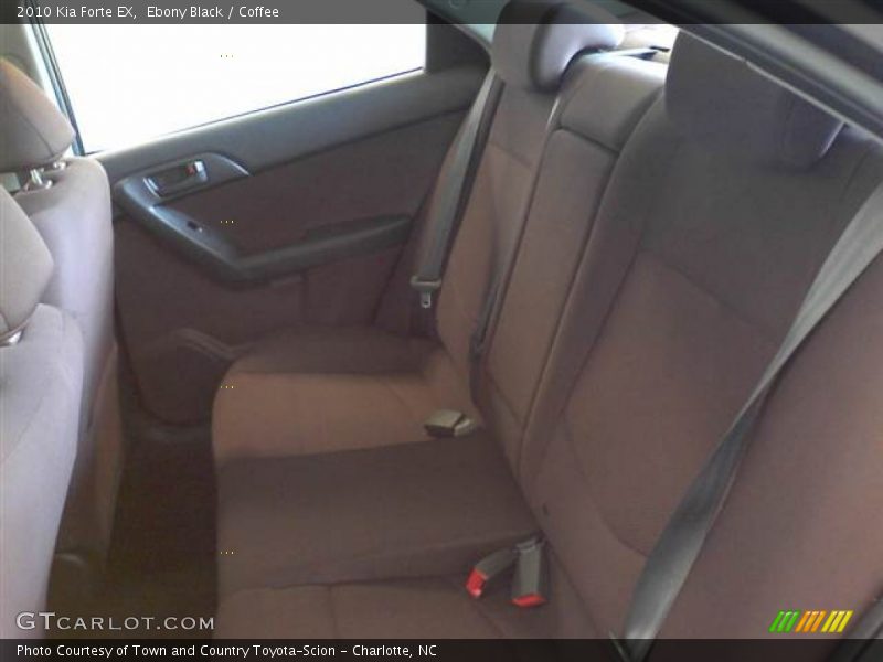 Ebony Black / Coffee 2010 Kia Forte EX