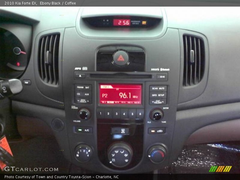 Ebony Black / Coffee 2010 Kia Forte EX