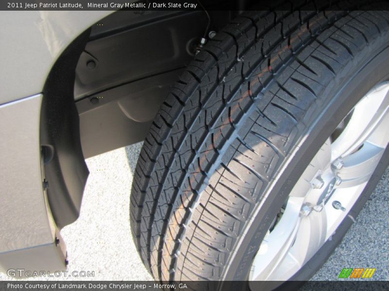 Mineral Gray Metallic / Dark Slate Gray 2011 Jeep Patriot Latitude