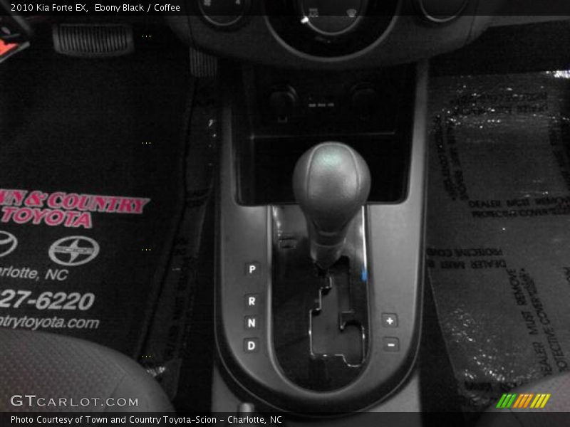 Ebony Black / Coffee 2010 Kia Forte EX