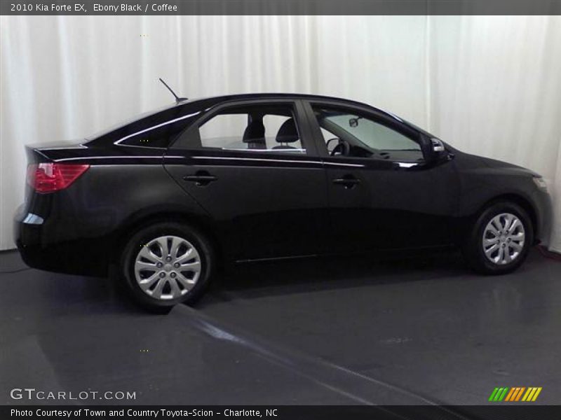 Ebony Black / Coffee 2010 Kia Forte EX