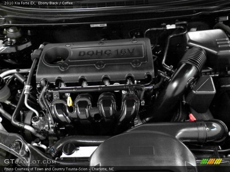 Ebony Black / Coffee 2010 Kia Forte EX