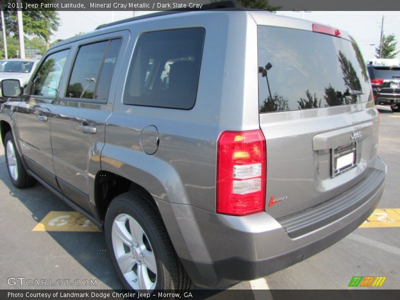 Mineral Gray Metallic / Dark Slate Gray 2011 Jeep Patriot Latitude