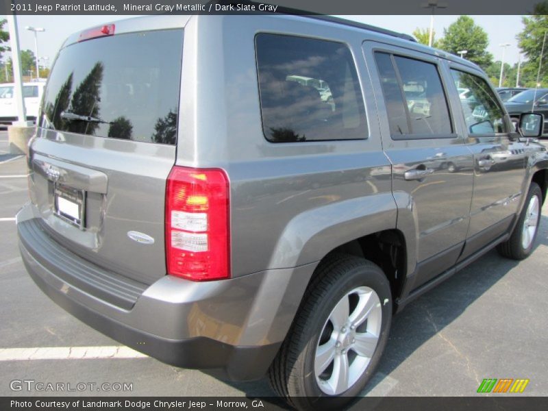 Mineral Gray Metallic / Dark Slate Gray 2011 Jeep Patriot Latitude