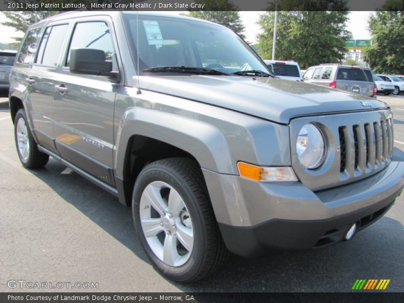 Mineral Gray Metallic / Dark Slate Gray 2011 Jeep Patriot Latitude