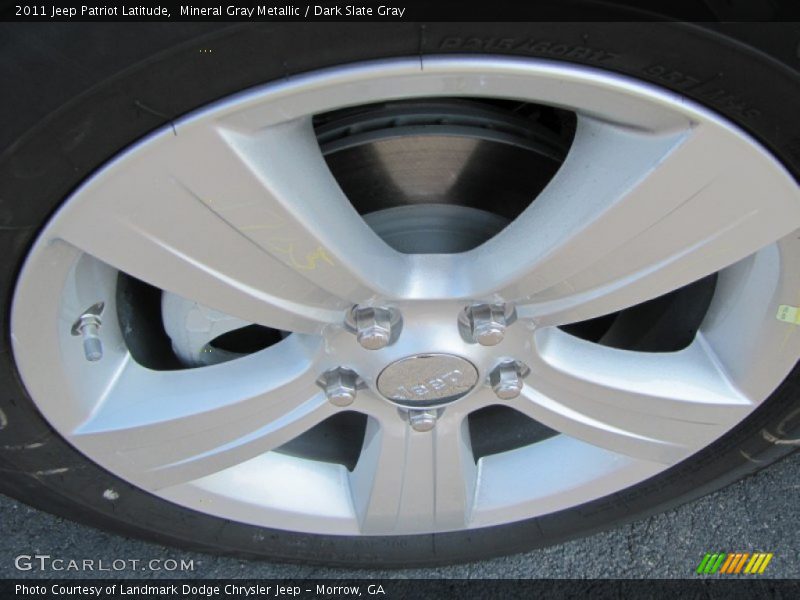 Mineral Gray Metallic / Dark Slate Gray 2011 Jeep Patriot Latitude