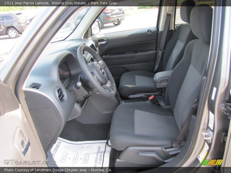 Mineral Gray Metallic / Dark Slate Gray 2011 Jeep Patriot Latitude