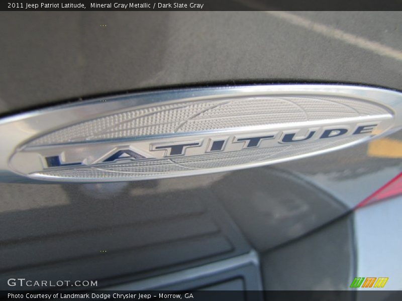 Mineral Gray Metallic / Dark Slate Gray 2011 Jeep Patriot Latitude