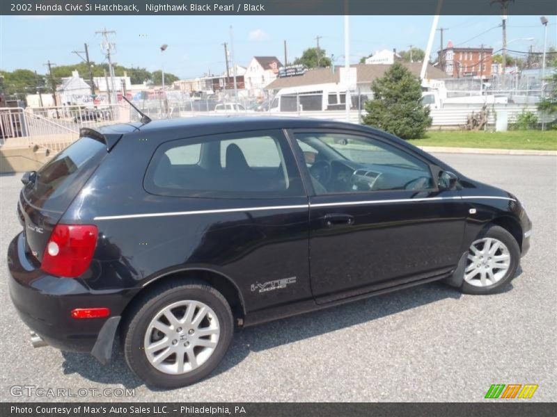 Nighthawk Black Pearl / Black 2002 Honda Civic Si Hatchback
