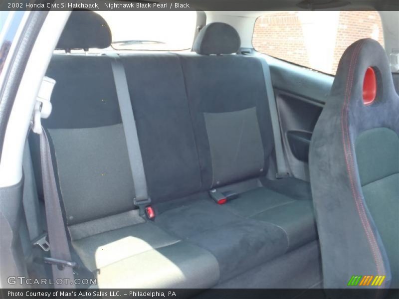 Nighthawk Black Pearl / Black 2002 Honda Civic Si Hatchback