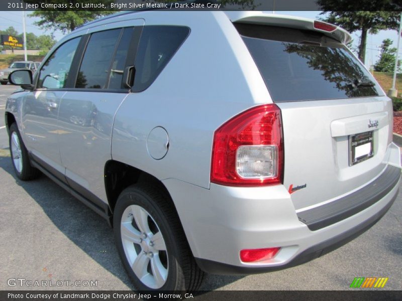 Bright Silver Metallic / Dark Slate Gray 2011 Jeep Compass 2.0 Latitude