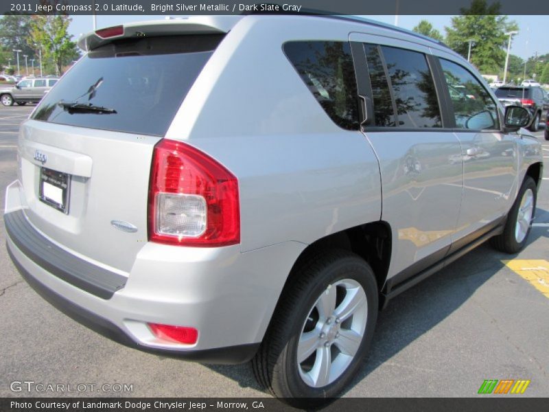 Bright Silver Metallic / Dark Slate Gray 2011 Jeep Compass 2.0 Latitude
