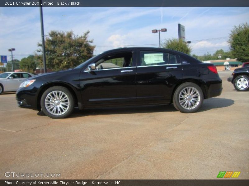 Black / Black 2011 Chrysler 200 Limited