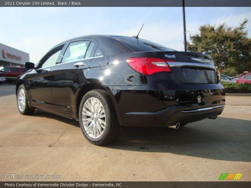 Black / Black 2011 Chrysler 200 Limited