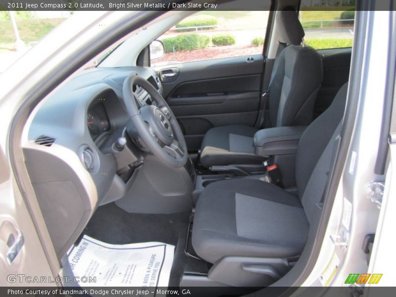 Bright Silver Metallic / Dark Slate Gray 2011 Jeep Compass 2.0 Latitude