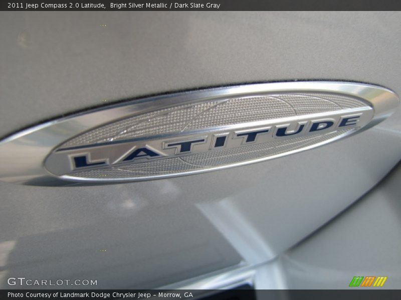 Bright Silver Metallic / Dark Slate Gray 2011 Jeep Compass 2.0 Latitude