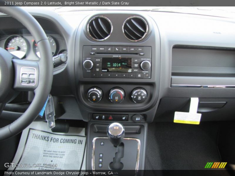 Bright Silver Metallic / Dark Slate Gray 2011 Jeep Compass 2.0 Latitude