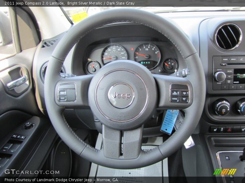 Bright Silver Metallic / Dark Slate Gray 2011 Jeep Compass 2.0 Latitude