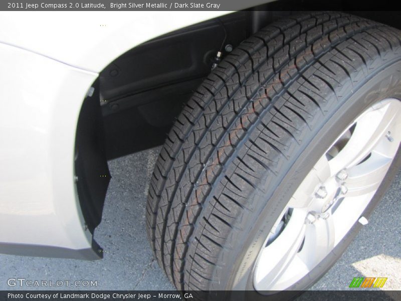 Bright Silver Metallic / Dark Slate Gray 2011 Jeep Compass 2.0 Latitude