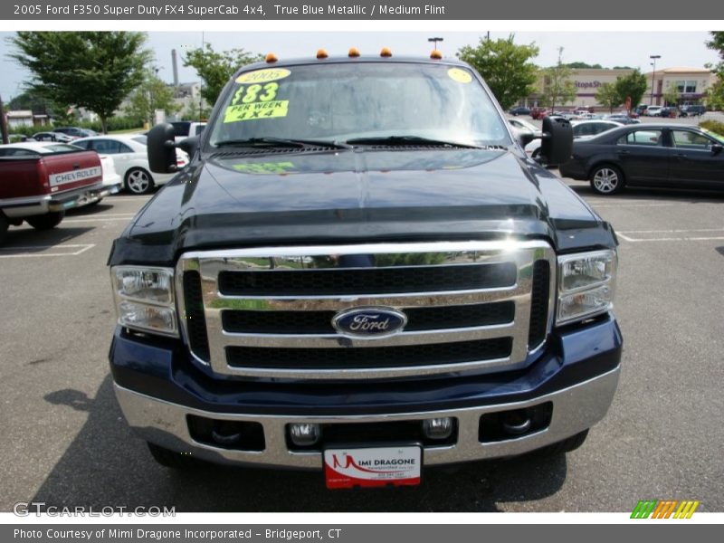 True Blue Metallic / Medium Flint 2005 Ford F350 Super Duty FX4 SuperCab 4x4