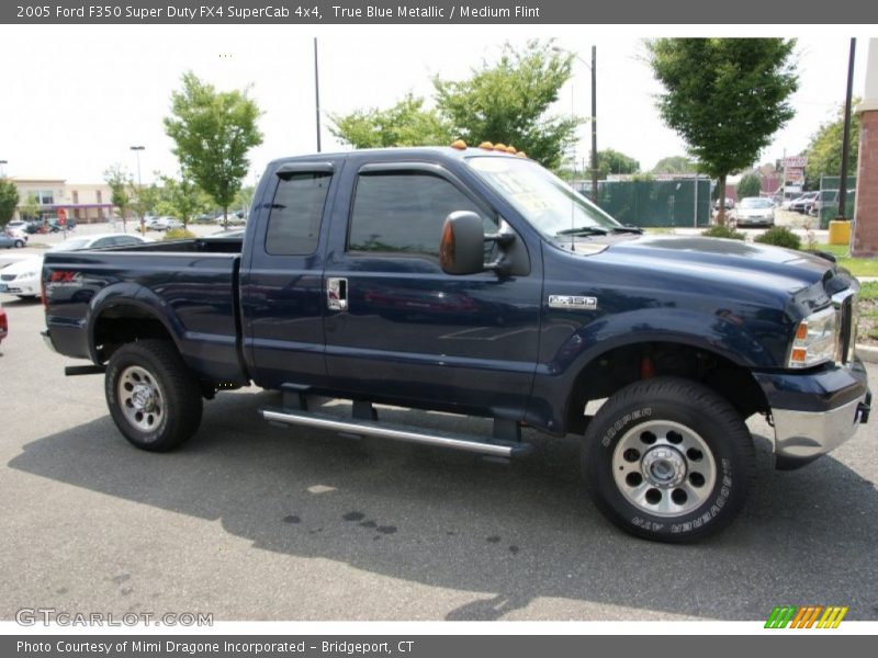 True Blue Metallic / Medium Flint 2005 Ford F350 Super Duty FX4 SuperCab 4x4