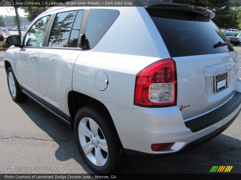 Bright Silver Metallic / Dark Slate Gray 2011 Jeep Compass 2.0 Latitude