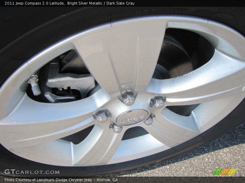 Bright Silver Metallic / Dark Slate Gray 2011 Jeep Compass 2.0 Latitude