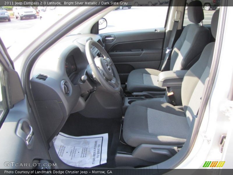 Bright Silver Metallic / Dark Slate Gray 2011 Jeep Compass 2.0 Latitude