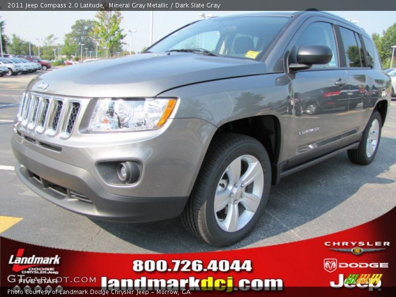 Mineral Gray Metallic / Dark Slate Gray 2011 Jeep Compass 2.0 Latitude