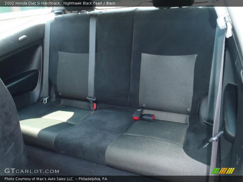 Nighthawk Black Pearl / Black 2002 Honda Civic Si Hatchback