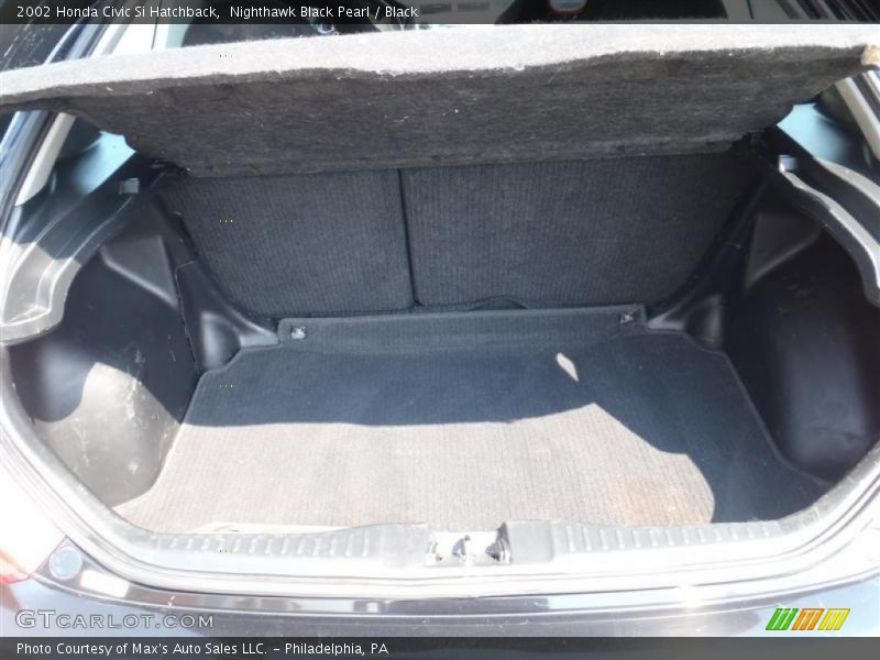 Nighthawk Black Pearl / Black 2002 Honda Civic Si Hatchback