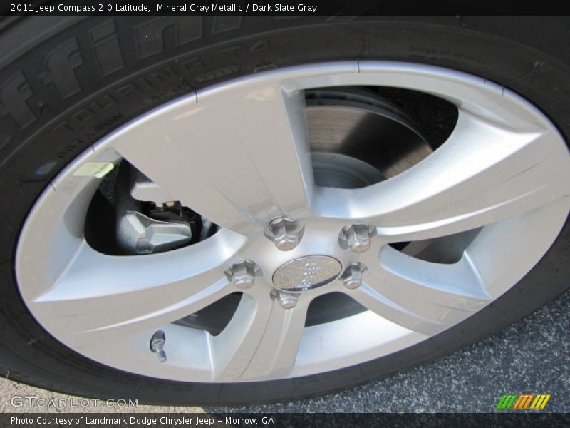 Mineral Gray Metallic / Dark Slate Gray 2011 Jeep Compass 2.0 Latitude