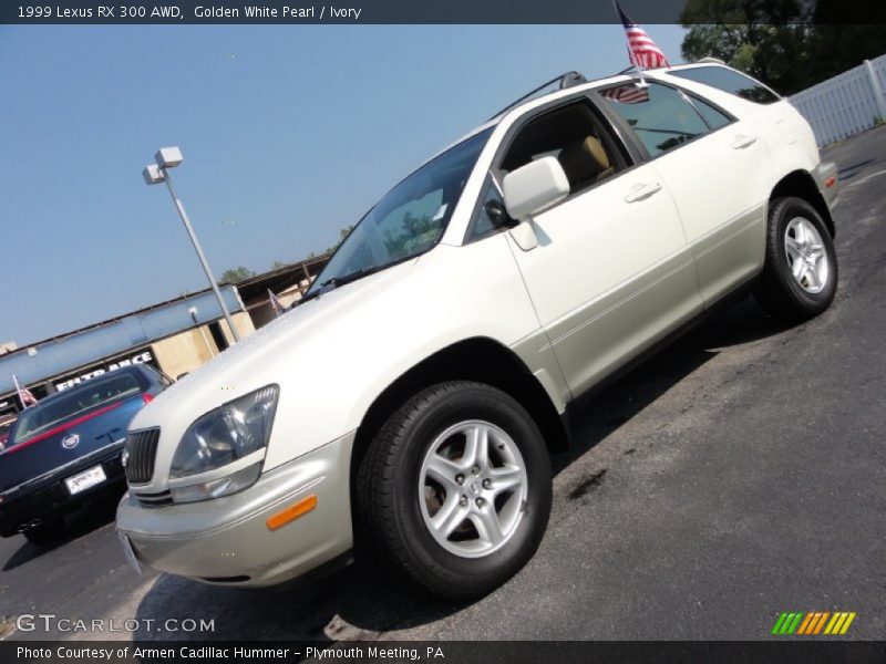 Golden White Pearl / Ivory 1999 Lexus RX 300 AWD