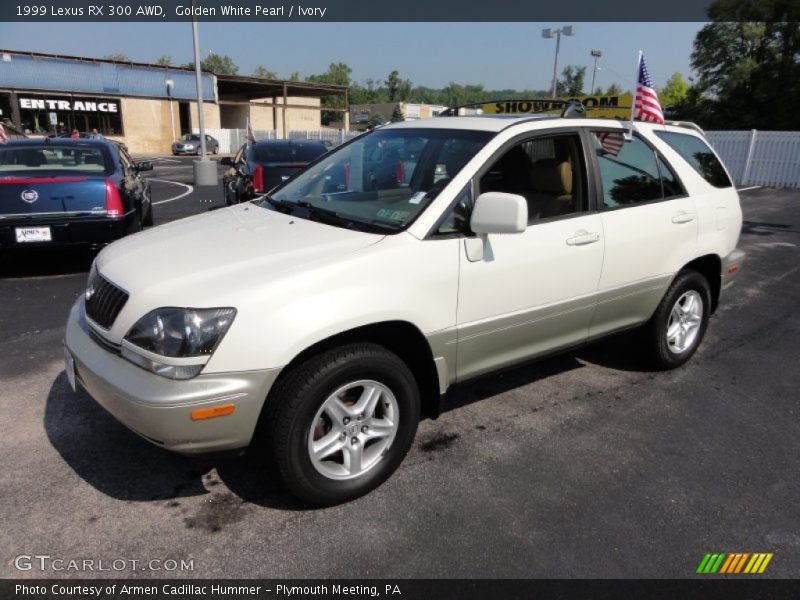Golden White Pearl / Ivory 1999 Lexus RX 300 AWD
