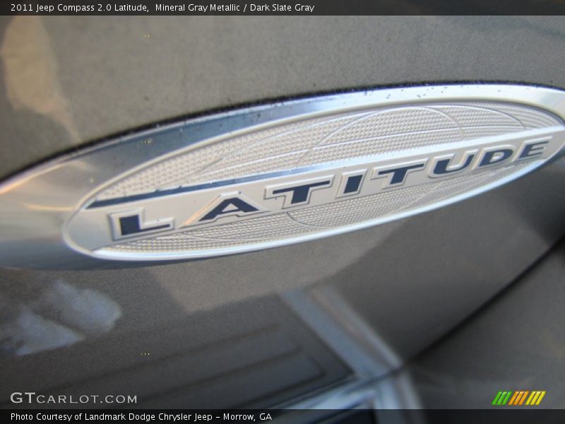 Mineral Gray Metallic / Dark Slate Gray 2011 Jeep Compass 2.0 Latitude