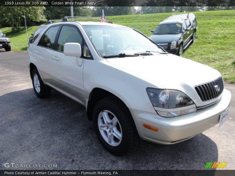 Golden White Pearl / Ivory 1999 Lexus RX 300 AWD