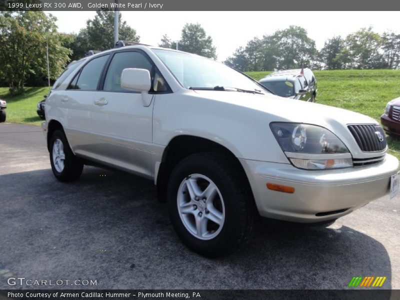 Golden White Pearl / Ivory 1999 Lexus RX 300 AWD