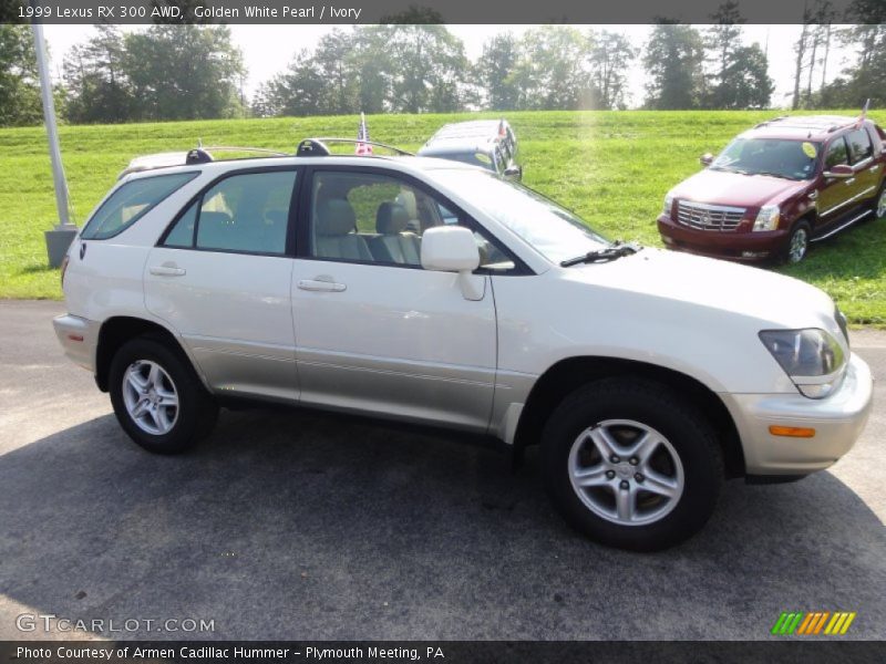 Golden White Pearl / Ivory 1999 Lexus RX 300 AWD