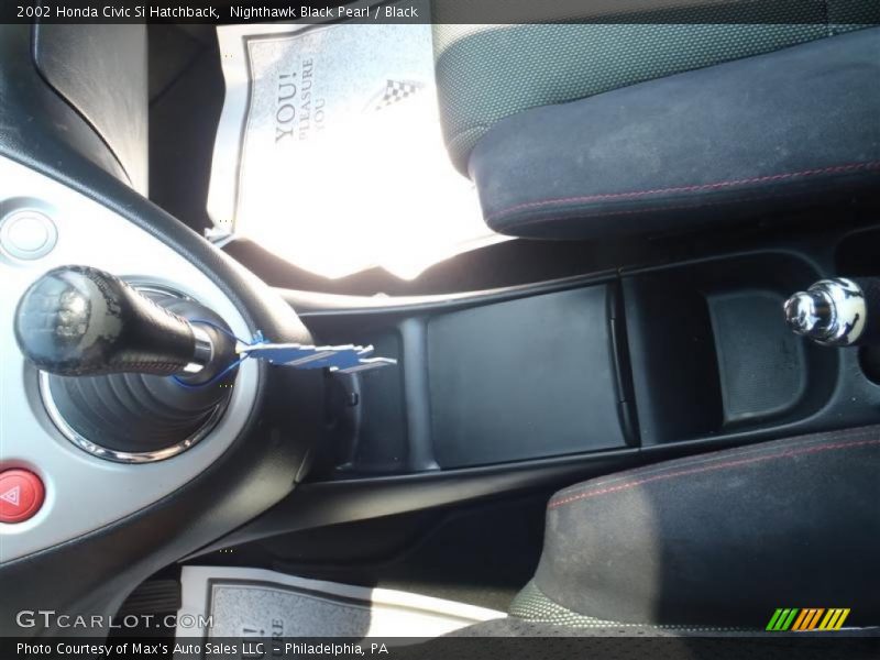 Nighthawk Black Pearl / Black 2002 Honda Civic Si Hatchback
