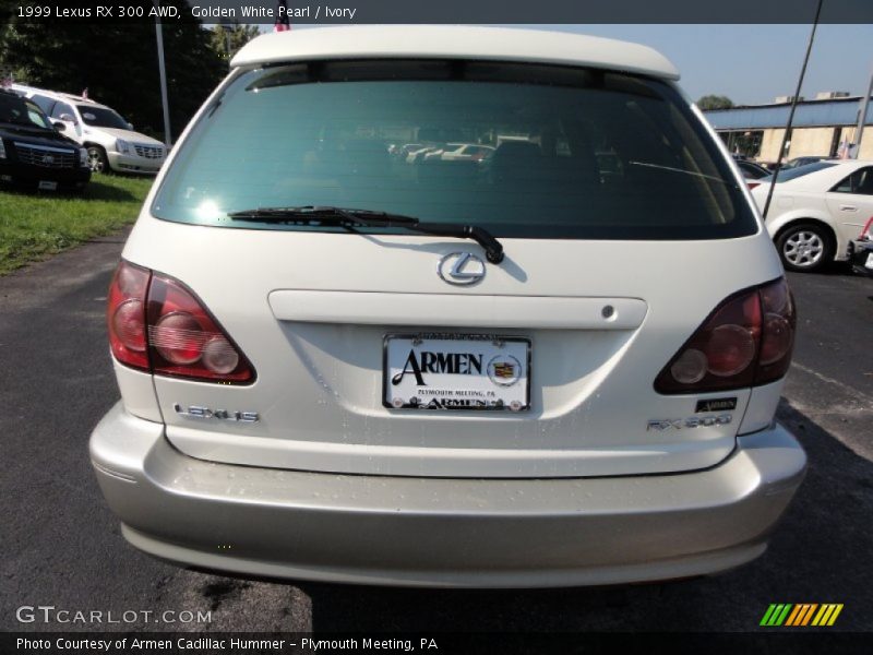 Golden White Pearl / Ivory 1999 Lexus RX 300 AWD