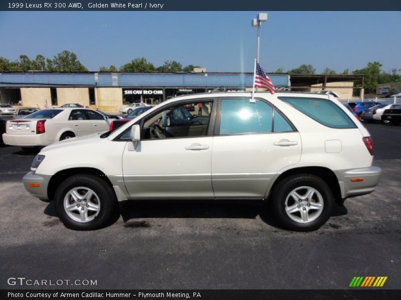Golden White Pearl / Ivory 1999 Lexus RX 300 AWD