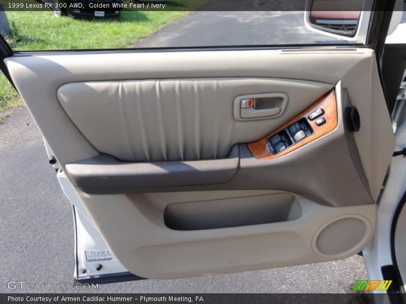 Golden White Pearl / Ivory 1999 Lexus RX 300 AWD