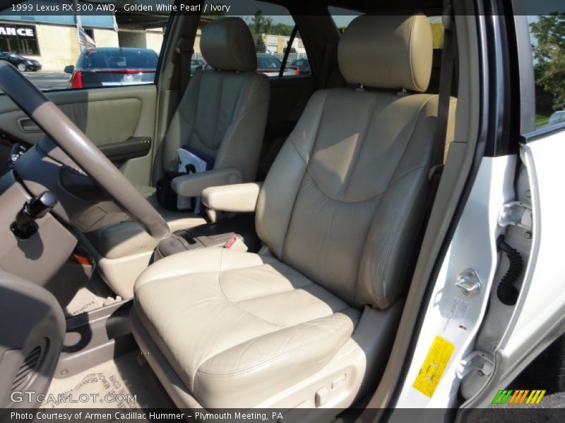 Golden White Pearl / Ivory 1999 Lexus RX 300 AWD