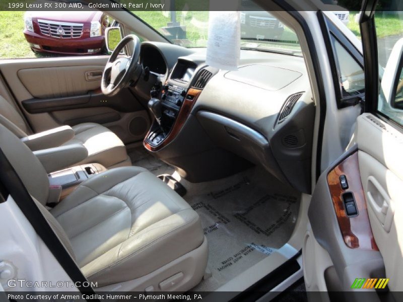 Golden White Pearl / Ivory 1999 Lexus RX 300 AWD