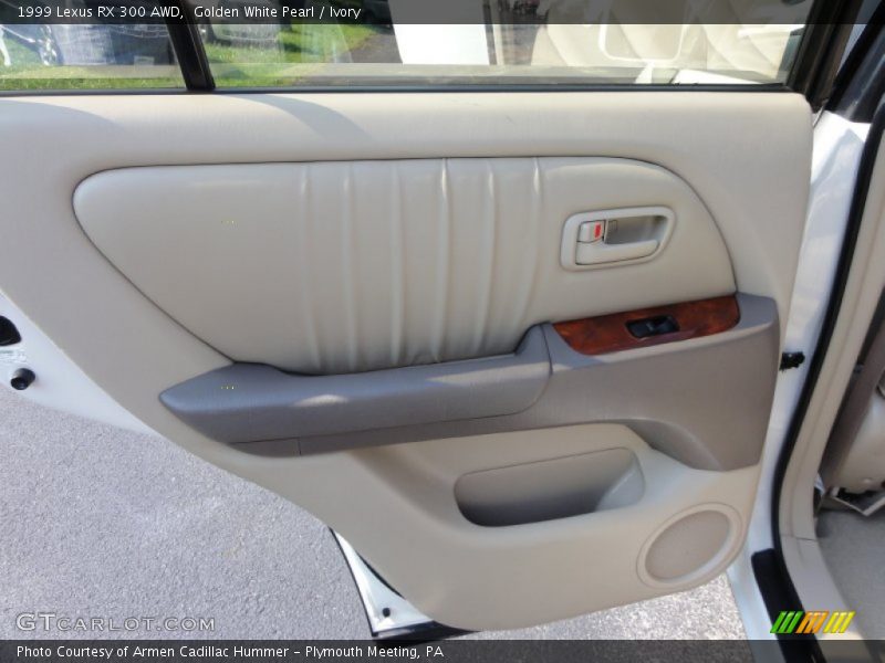 Golden White Pearl / Ivory 1999 Lexus RX 300 AWD