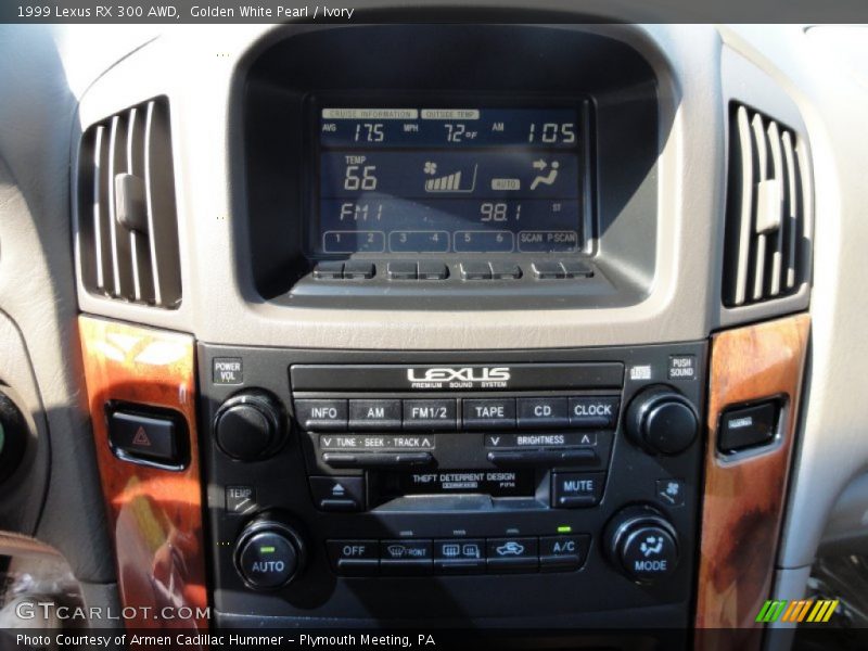 Golden White Pearl / Ivory 1999 Lexus RX 300 AWD