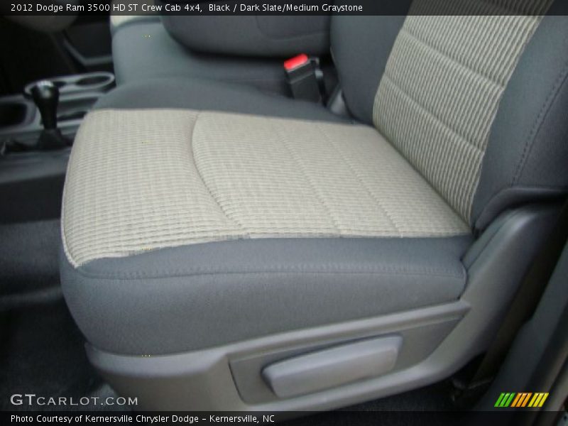 Black / Dark Slate/Medium Graystone 2012 Dodge Ram 3500 HD ST Crew Cab 4x4