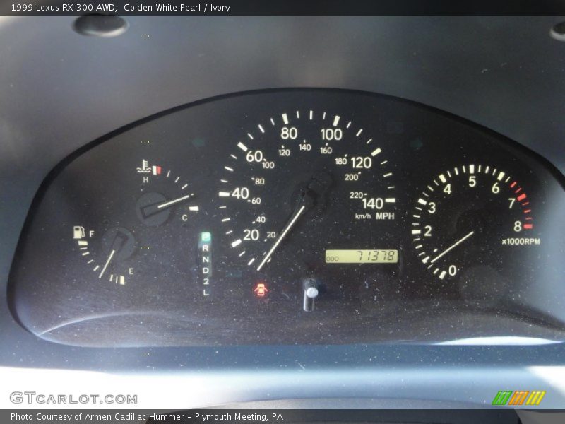 Golden White Pearl / Ivory 1999 Lexus RX 300 AWD